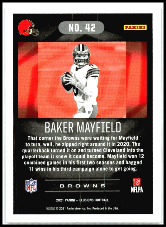 2021 Panini Illusions Retail #42 Baker Mayfield Cleveland Browns