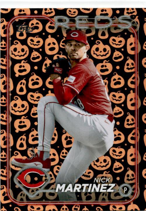 2024 Topps Update Holiday Jack O'Lanterns #US255 Nick Martinez Cincinnati Reds