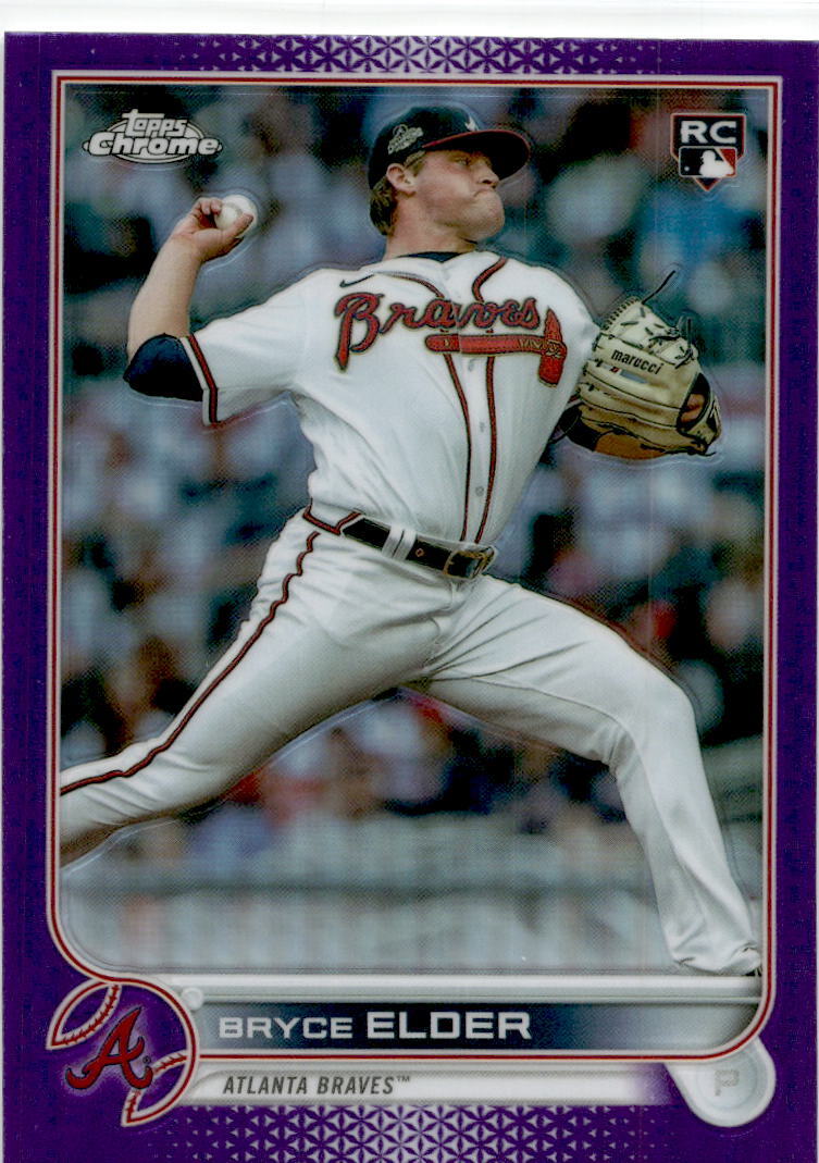 2022 Topps Update Purple #US52 Bryce Elder Atlanta Braves