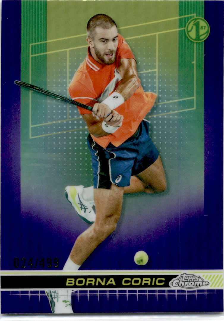 2024 Topps Chrome Tennis Purple #9 Borna Coric