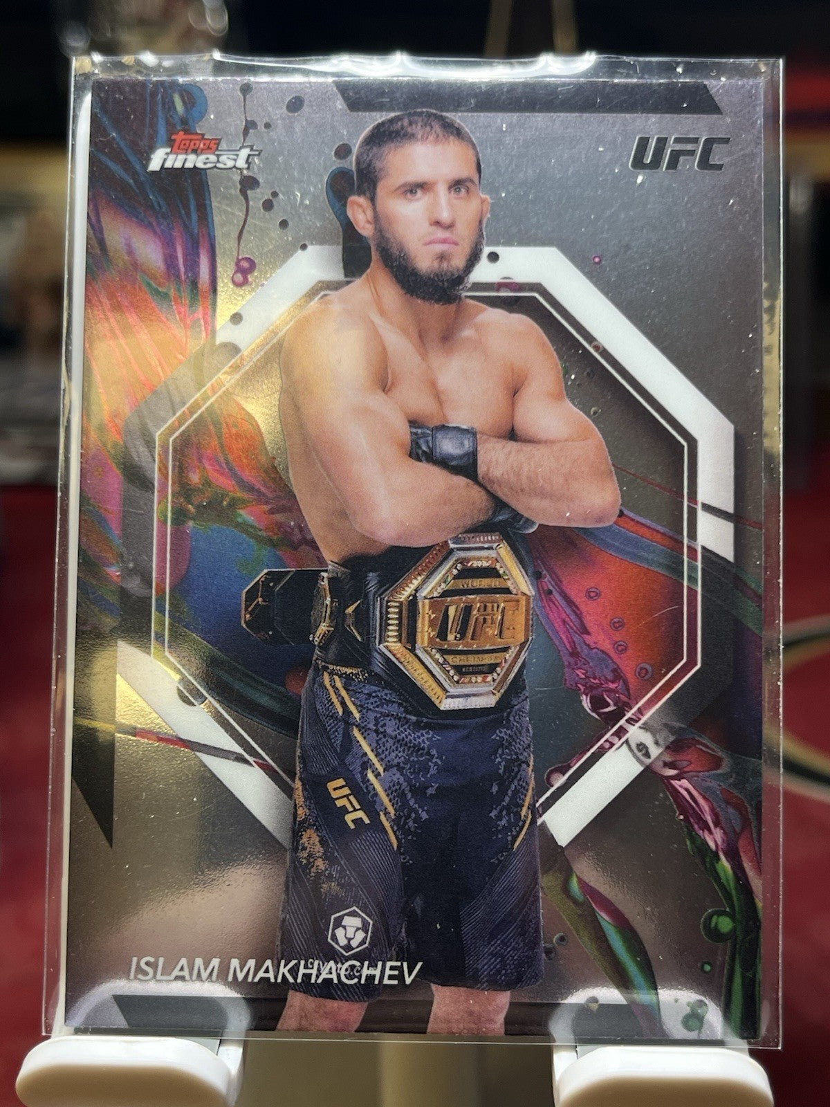 2024 Topps Finest UFC #63 Islam Makhachev