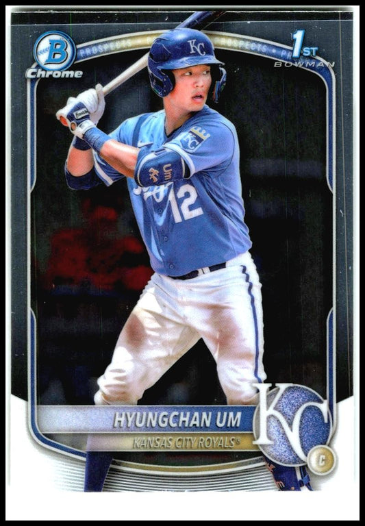 2025 Bowman Chrome Prospects #BCP-119 Hyungchan Um Kansas City Royals