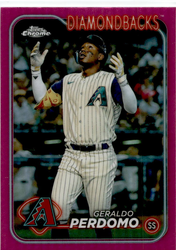 2024 Topps Chrome Pink Refractor #288 Geraldo Perdomo Arizona Diamondbacks