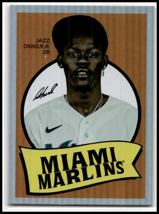 2023 Topps Archives 1969 Topps Single Player Foil #69T-30 Jazz Chisholm Jr.
