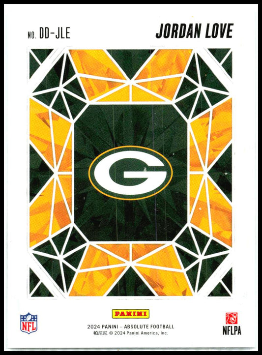 2024 Panini Absolute Draft Diamonds #DD-JLE Jordan Love Green Bay Packers