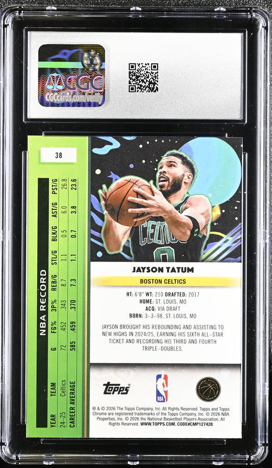 2025-26 Cosmic Chrome #38 Jayson Tatum