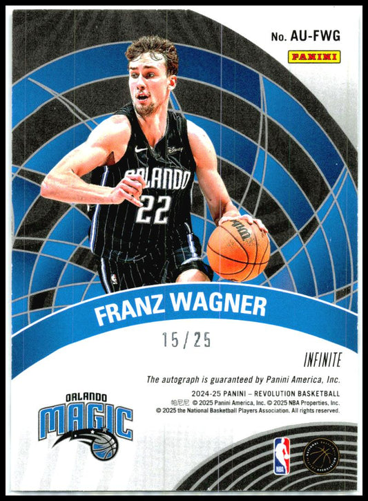 2024-25 Panini Revolution Autographs Impact #/25 #AU-FWG Franz Wagner Auto Magic