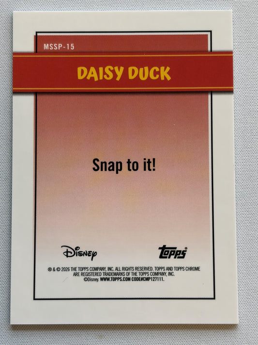 2026 Topps Disney Neon Mickey Shorts Short Prints Wave #MSSP-15 Daisy Duck