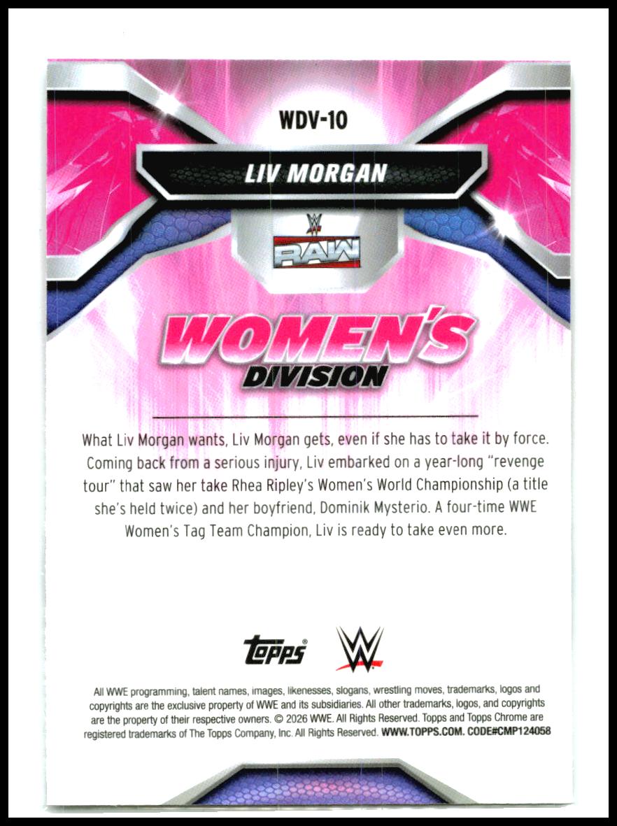 2026 Topps Chrome Cosmic WWE Galaxy Greats #GG-28 Iyo Sky