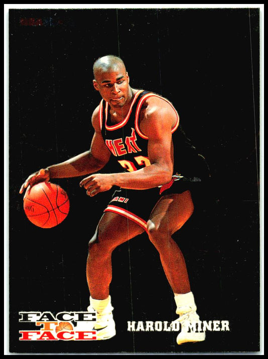 1993-94 Hoops Face to Face #FTF10 Harold Miner / Michael Jordan