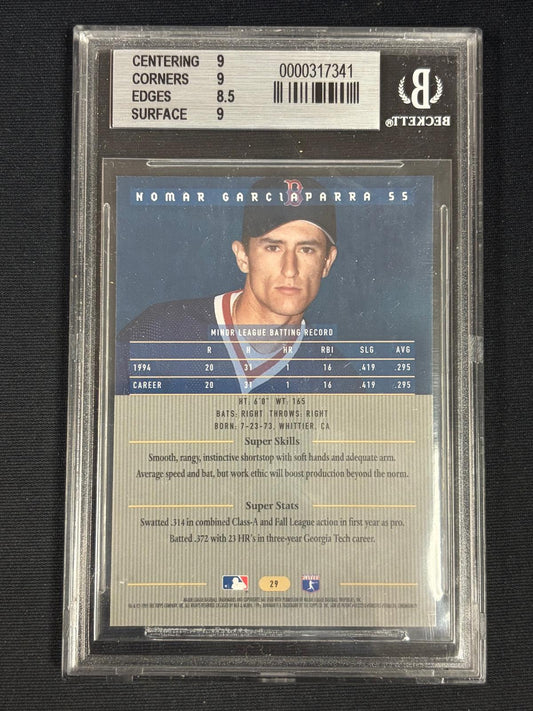 1995 Bowman's Best #29 Nomar Garciaparra Boston Red Sox