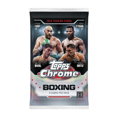 2024 Topps Chrome Boxing Hobby Pack - 8 Cards