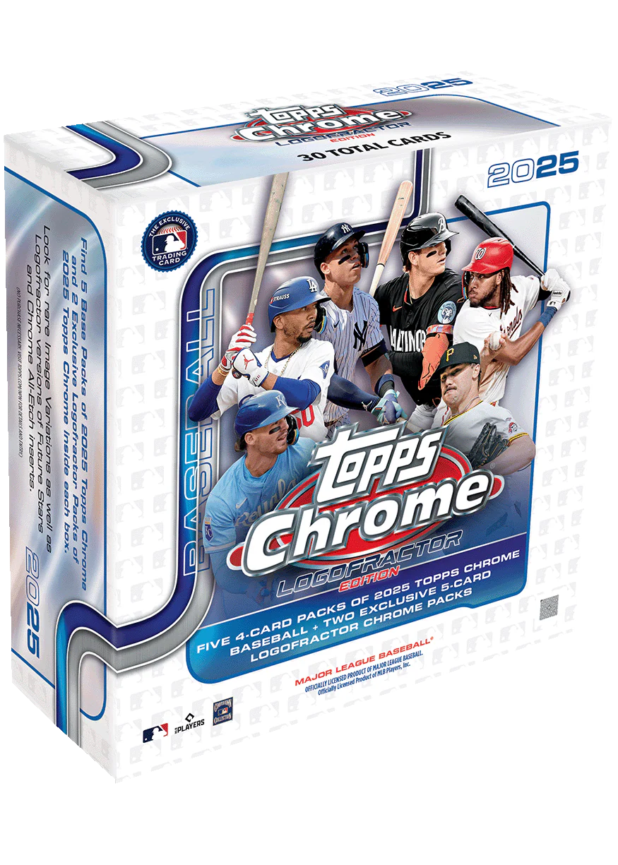 2025 Topps Chrome Baseball Logofractor Edition Box