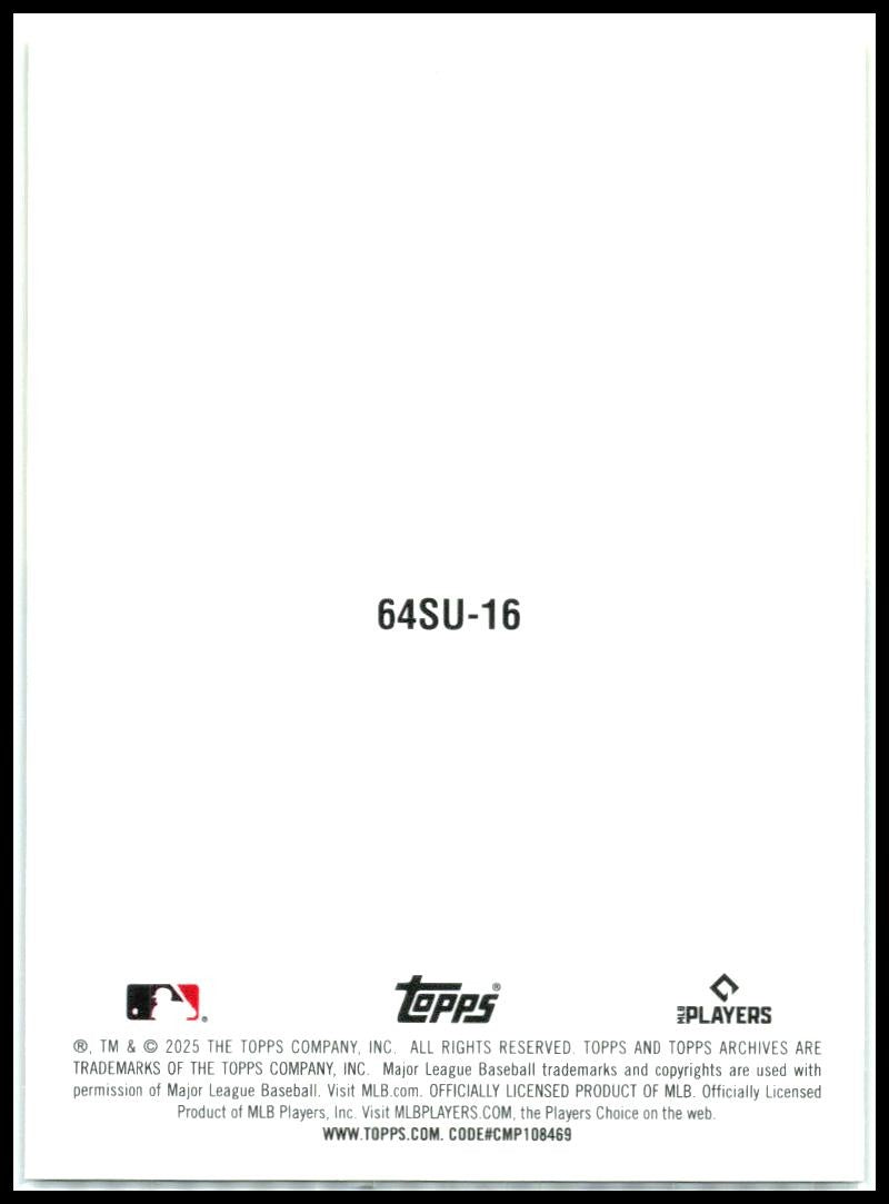 2025 topps archives ##64SU-16 Cam Smith