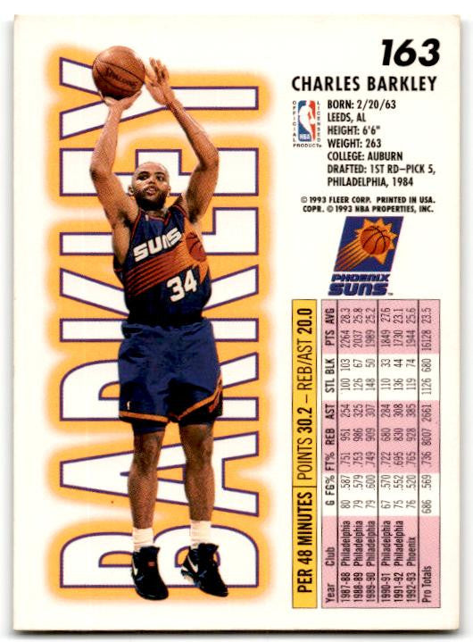 1993-94 Fleer #163 Charles Barkley Phoenix Suns