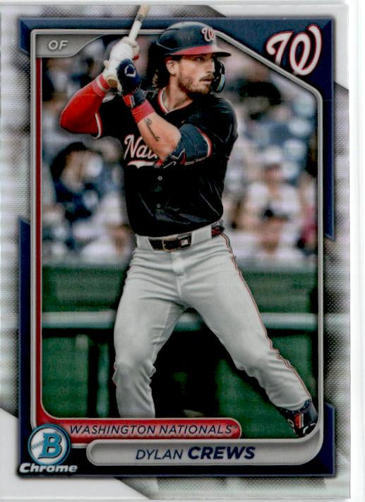2024 Bowman Draft Chrome #BDC-125 Dylan Crews Washington Nationals