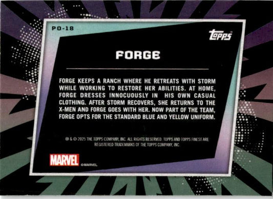 2025 Topps Finest Marvel X-Men Previously On X-Men #PO-18 Force