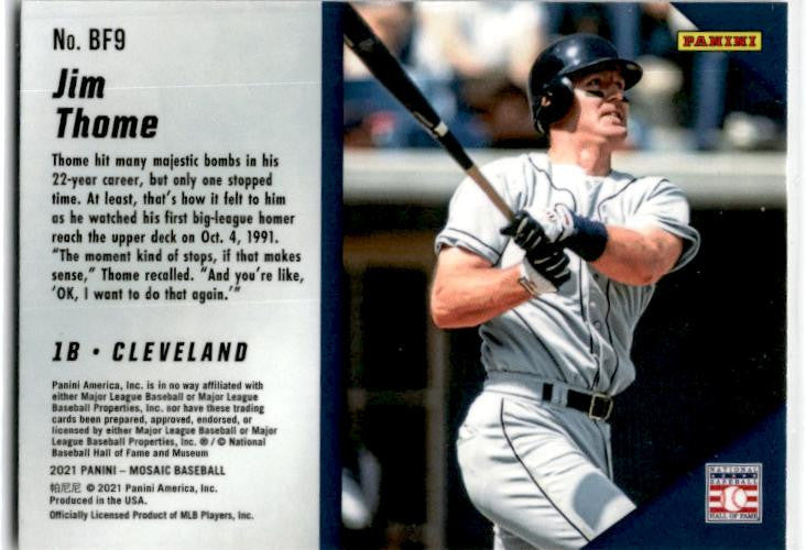 2021 Panini Mosaic #BF9 Jim Thome Big Fly