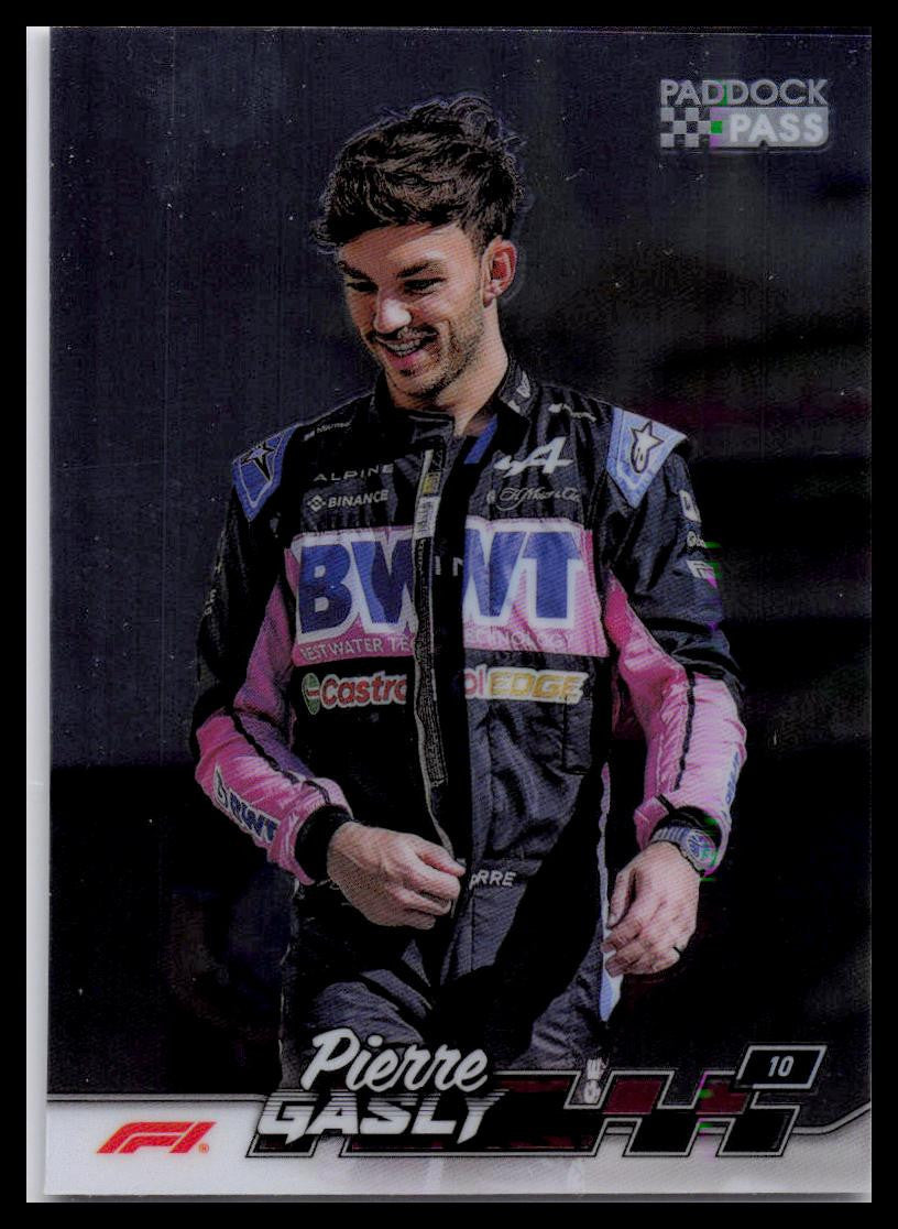 2024 Topps Paddock Pass Formula 1 #10b Pierre Gasly Chrome