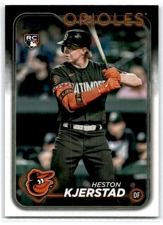 2024 Topps #394 Heston Kjerstad Rookie Baltimore Orioles