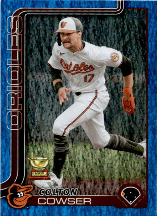 2025 Topps Blue Holo Foil – /150 #230 Colton Cowser Orioles