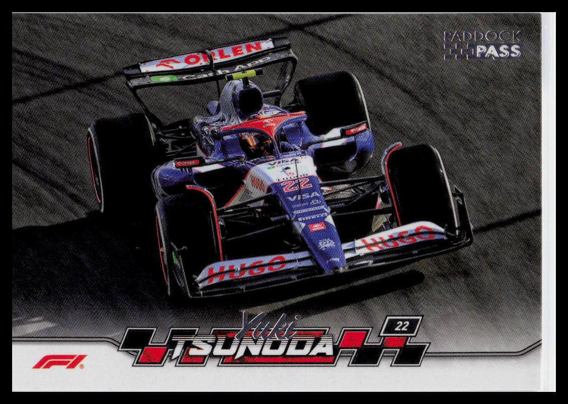 2024 Topps Paddock Pass Formula 1 #47 Yuki Tsunoda