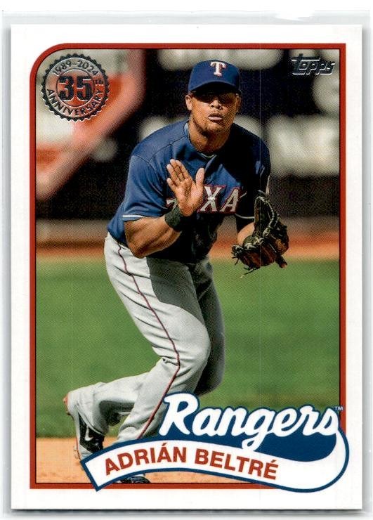 2024 Topps 1989 Topps Baseball 35th Anniversary #89B2-25 Adrián Beltré Rangers