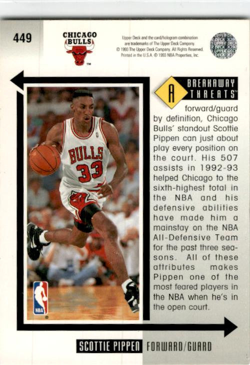 1993-94 Upper Deck #449 Scottie Pippen