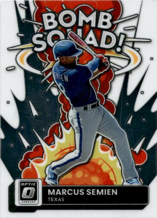 2022 Donruss Optic Bomb Squad #BS-4 Marcus Semien Texas Rangers
