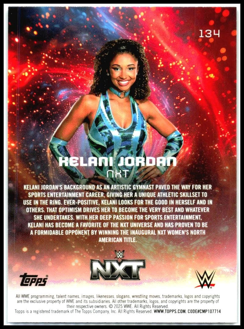 2025 Topps Universe WWE #134 Kelani Jordan