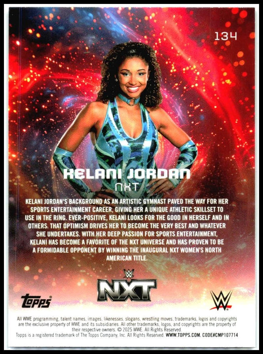 2025 Topps Universe WWE #134 Kelani Jordan