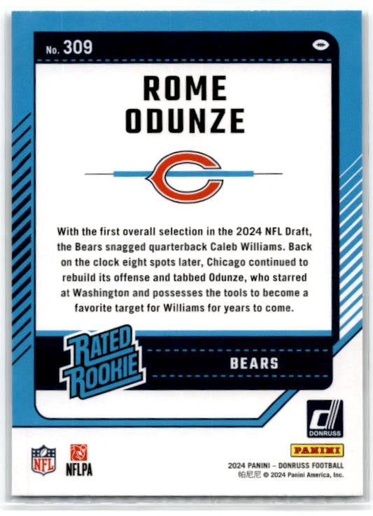 2024 Donruss #309 Rome Odunze