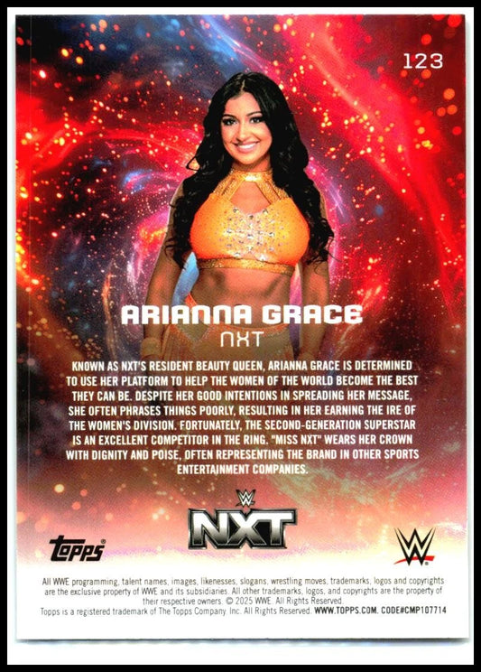 2025 Topps Universe WWE #123 Arianna Grace
