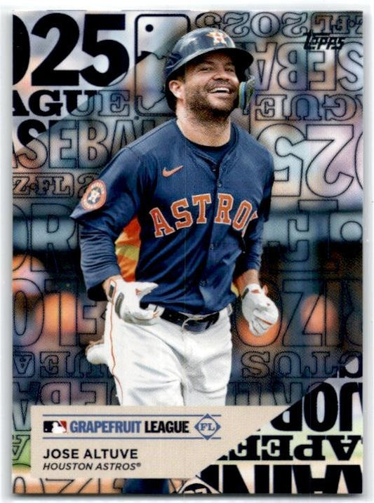 2025 Topps #TG-9 Training Grounds #TG-9 Jose Altuve Houston Astros