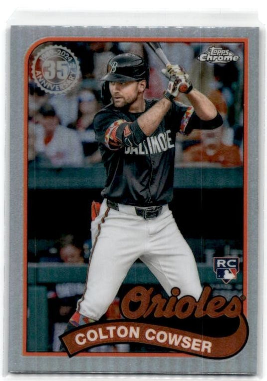 2024 Topps Chrome Update 1989 Topps 35th Anniversary #89CU-15 Colton Cowser