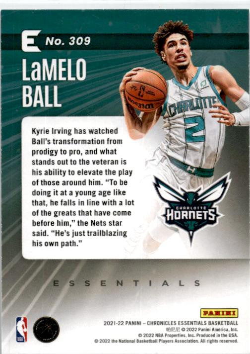 2021-22 Panini Chronicles #309 LaMelo Ball Charlotte Hornets