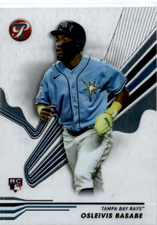 2024 Topps Pristine #239 Osleivis Basabe Rookie Tampa Bay Rays