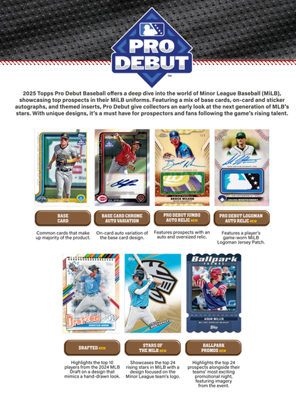 2025 Topps Pro Debut Baseball Jumbo Box