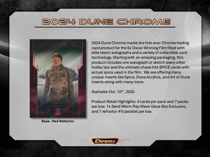 2024 Topps Dune Chrome Hobby Box