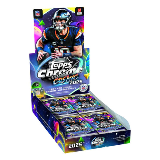 2025 Topps Cosmic Chrome Football Hobby 8-Box Case