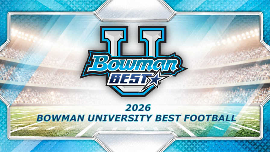 2026 Bowman's Best University Football Hobby 12-Box Case