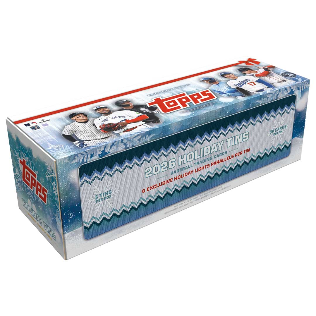 2026 Topps Holiday Baseball 3 Tin Box