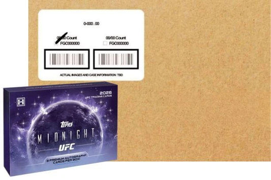 2026 Topps UFC Midnight Hobby 8-Box Case