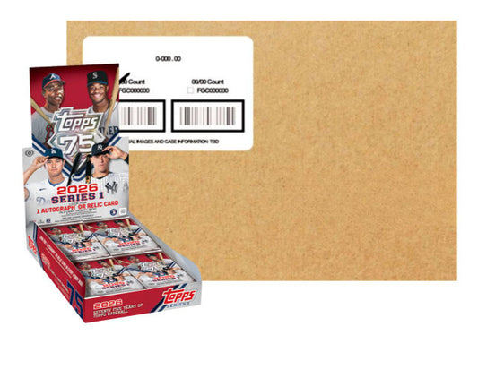 2026 Topps Series 1 Baseball Hobby 12-Box Case