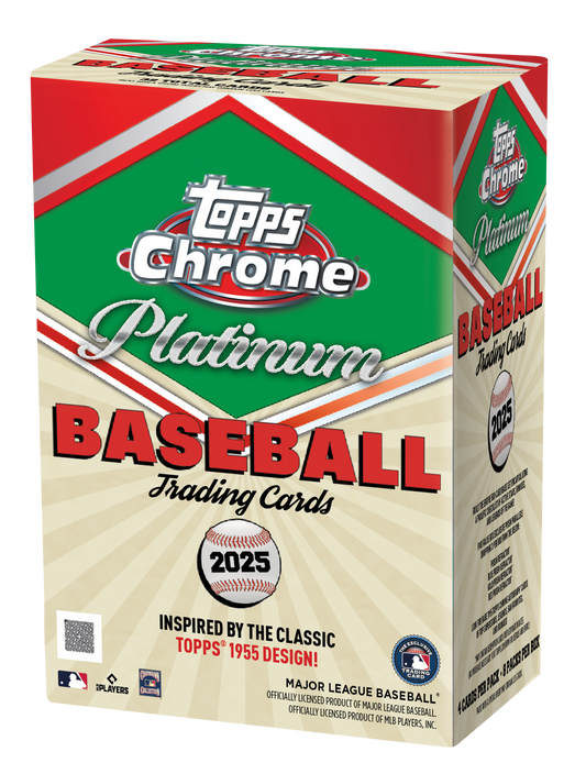 2025 Topps Chrome Platinum Anniversary Baseball Blaster Box