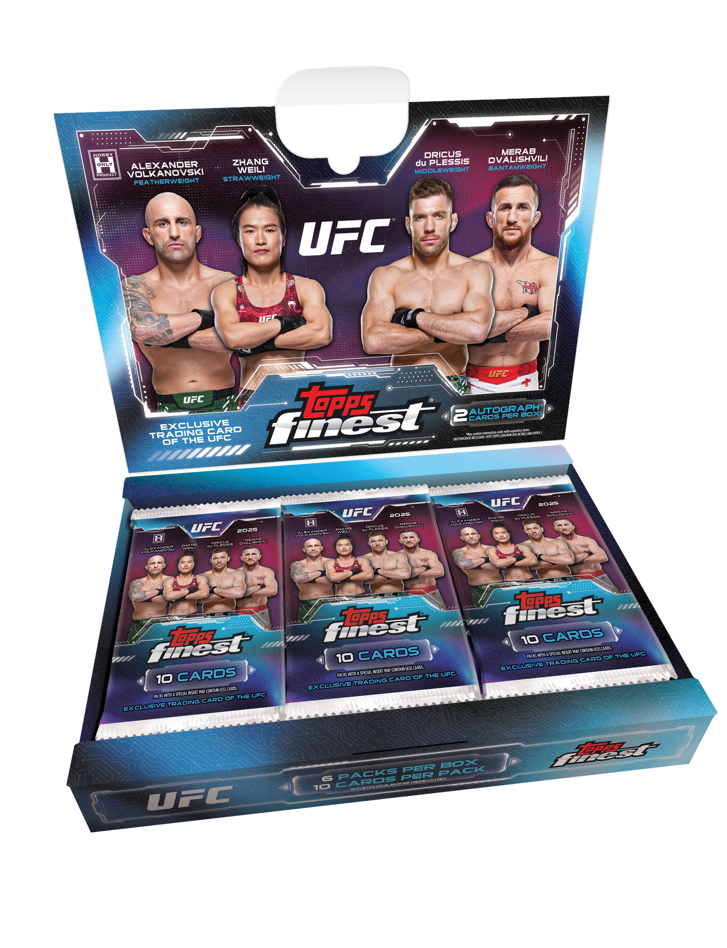 2025 Topps UFC Finest Hobby Box