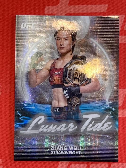 2025 Topps Midnight UFC Lunar Tide Moonbeam #LT-5 Zhang Weili