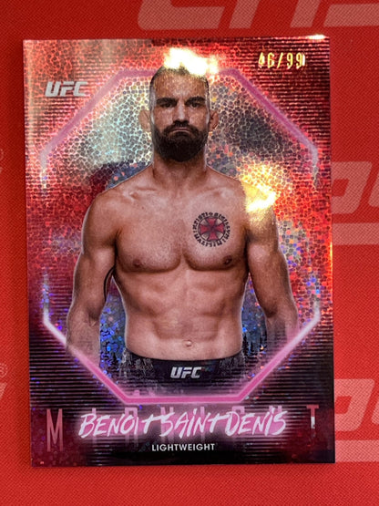 2025 Topps Midnight UFC Twilight /99 #54 Benoit Saint Denis