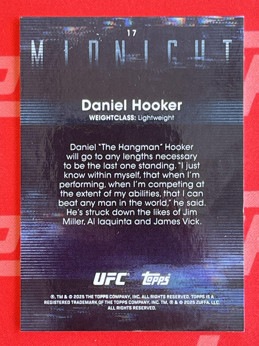 2025 Topps Midnight UFC Morning /125 #17 Daniel Hooker