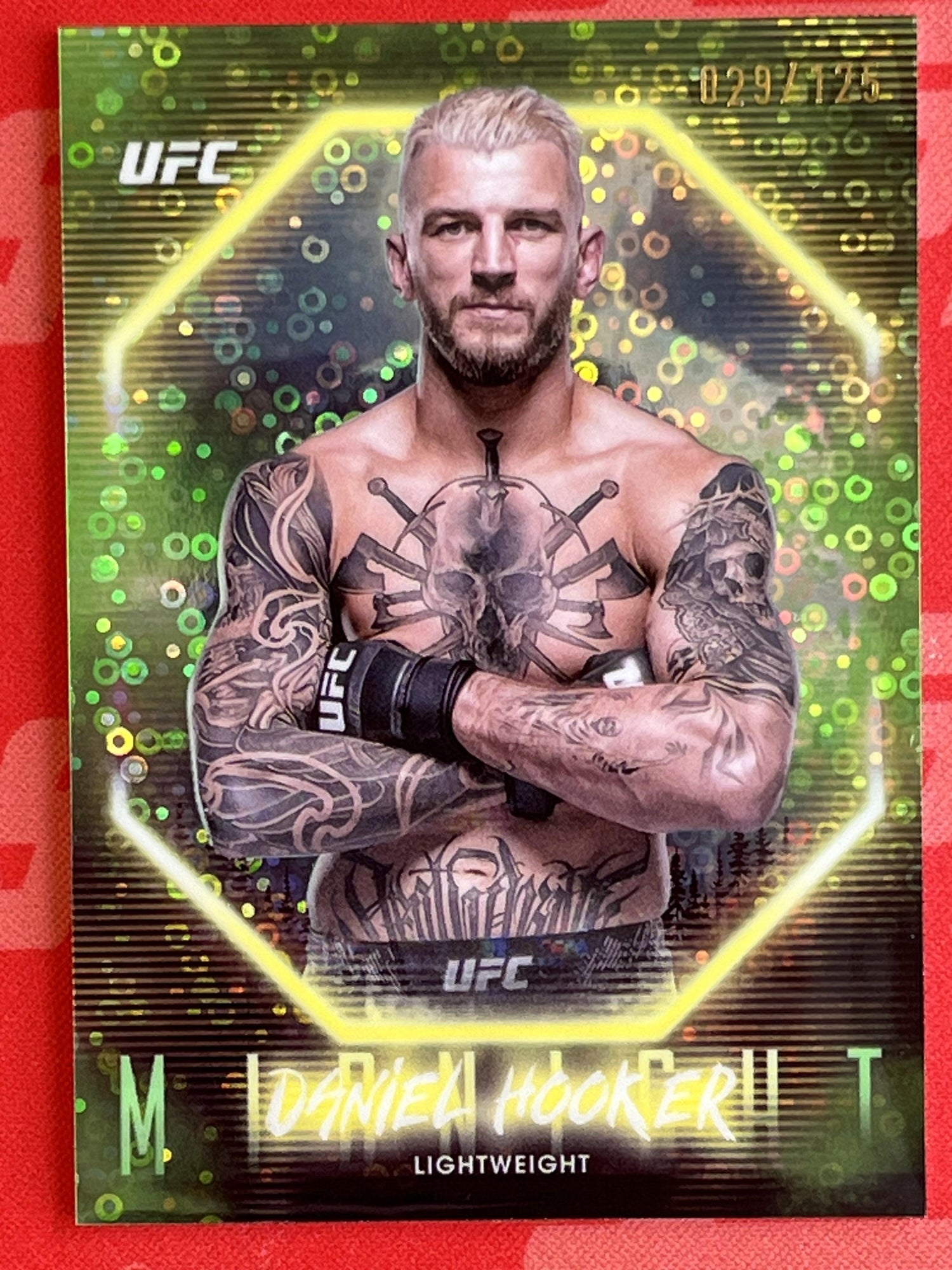2025 Topps Midnight UFC Morning /125 #17 Daniel Hooker